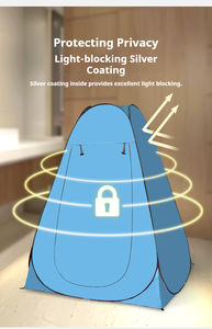 Tente de Douche/Toilettes Extérieure Pop-Up Imperméable Personnalisée à Montage Rapide – Vente Directe Usine pour Camping, Randonnée, Plage - Product Image 3