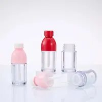 P-lan 재고 새로운 귀여운 8ml 독특한 콜라 모양의 립글로스 튜브 소프트 음료 소다 색조 병 사용자 정의 빈 립글로스 컨테이너 포장