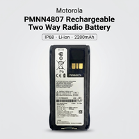 Baterai Pengganti Motorola PMNN4807A untuk Radio Dua Arah Kapasitas Tinggi 2200mAh IP68 Baterai Isi Ulang Kompatibel dengan Radio R7