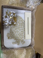 Nouveau tableau de suivi de lecture islamique en acrylique en forme de cœur pour la mémorisation du Coran, décoration élégante pour la maison musulmane, cadeau inspirant pour l'Aïd