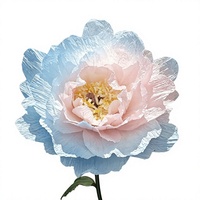 Fleurs de pivoine artificielles de style européen pour décorations de mariage, Halloween, Noël, et fleurs de guidage pour hôtels haut de gamme