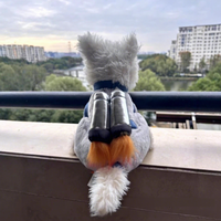 Peluche Rocket Dog Fun, poupée de confort avec rembourrage en coton PP, hauteur 31-50 cm, cadeau pour l'anniversaire ou les fêtes de votre petite amie