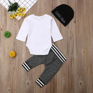 Vêtements de pyjama pour enfants, ensembles de pantalons et de combinaisons pour bébés garçons nouveau-nés avec leggings de fitness de Chine - Product Image 2