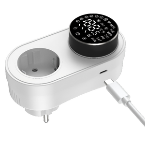 Thermostat intelligent WiFi Tuya avec prise, écran <span class=keywords><strong>LCD</strong></span>, application de contrôle à distance, minuterie, retard, commande vocale, appareils de chauffage et de refroidissement, garage, voiture - Product Image 3