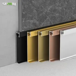 Dễ dàng cài đặt tùy chỉnh Hợp kim nhôm Led skirting Board