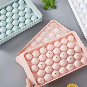 Atacado Fácil Liberação Rodada Bandeja De Bola De Gelo De Plástico <span class=keywords><strong>Ice</strong></span> Cream Makers Mold Frozen Whisky Picolé <span class=keywords><strong>Mini</strong></span> <span class=keywords><strong>Ice</strong></span> <span class=keywords><strong>Cube</strong></span> Tray - Product Image 6