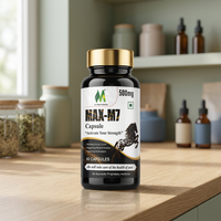 Max M7 Capsules d'Extrait Botanique Végétal Mélange de Poudre d'Extrait de Plantes 500mg 60 Capsules Vrac Fournisseur OEM Marque Privée Complément Alimentaire