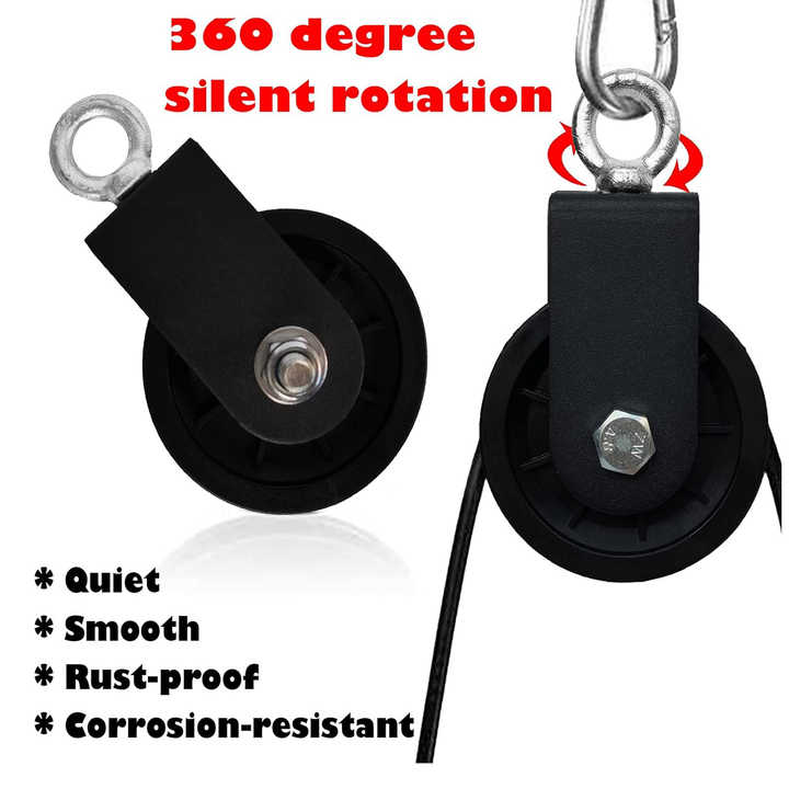 Gym Rope Pulling Exercise Machine - Endless Rope Trainer