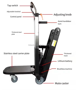 Trappen Gemakkelijk En Arbeidsbesparend 500 Kg Elektrische Trapklimmachine Trolley Batterij Crawler Trolley - Product Image 2