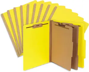 Benutzer definierte umwelt freundliche OEM-Fabrik CMYK-Druck Legal Size LightOne-Teiler Press board Class ification File Folders File Folder