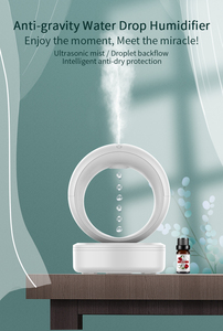 Humidificateur intelligent USB à ultrasons créatif pour bureau, <span class=keywords><strong>anti</strong></span>-gravité, gouttelettes <span class=keywords><strong>de</strong></span> <span class=keywords><strong>pluie</strong></span>, diffuseur d'huiles essentielles, humidificateur pour chambre à coucher, bureau - Product Image 3