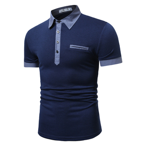 Nhà Thiết Kế Mens Thời Trang Nút Cộng Với Kích Thước Người Đàn Ông Của Polo Áo Sơ Mi Biểu Tượng Tùy Chỉnh Thêu Chất Lượng Cao Bông Polo Áo Sơ Mi Nhà Sản Xuất - Product Image 3