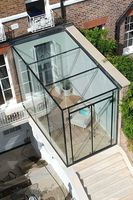 Verrière d'hiver sur mesure au design moderne, 4 saisons, en aluminium, avec toit incliné, étanche, pour terrasse, maison en verre, véranda, cour extérieure, livraison rapide