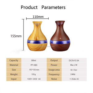 LED Penyebar Aroma Kualitas Tinggi dengan Minyak Esensial Penyebar Aromaterapi Ultrasonik Usb Pelembap Udara Dingin - Product Image 5