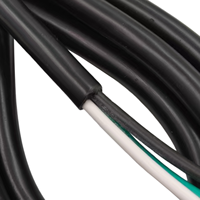 Câble d'alimentation CA standard NEMA 5-15P de type US de haute qualité SJT 3C 14AWG 2.08mm2 à 3 broches pour appareils électroménagers