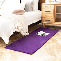 Tapis moelleux super doux, fabrication de tapis en fausse fourrure, tapis à poils longs pour le salon
