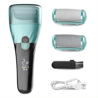 Ponceuse électrique sans fil rechargeable par USB puissante pour éliminer les callosités et peaux sèches, idéale pour les talons, usage domestique, étanche