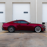 Rines de Aleación Forjados Negros Personalizados de 15x10 17x10 con Sistema Beadlock 5*114.3 5*120 para Carreras de Drag, para SRT8 Hellcat SS Mustang