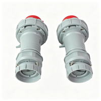 Prise industrielle mâle FCONNR IEC 63A 5 broches, étanche IP67, connecteur d'alimentation CEE (3P+N+E)