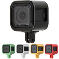 YF pour caméra sportive compatible Hero5/4 & Session, cage pour chien, étui de protection en alliage d'aluminium