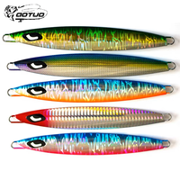 Aotuo Leurre Métallique Lumineux 80g 130g 160g, Appât Artificiel pour la Pêche au Jig Lent en Haute Mer - Vente Chaude