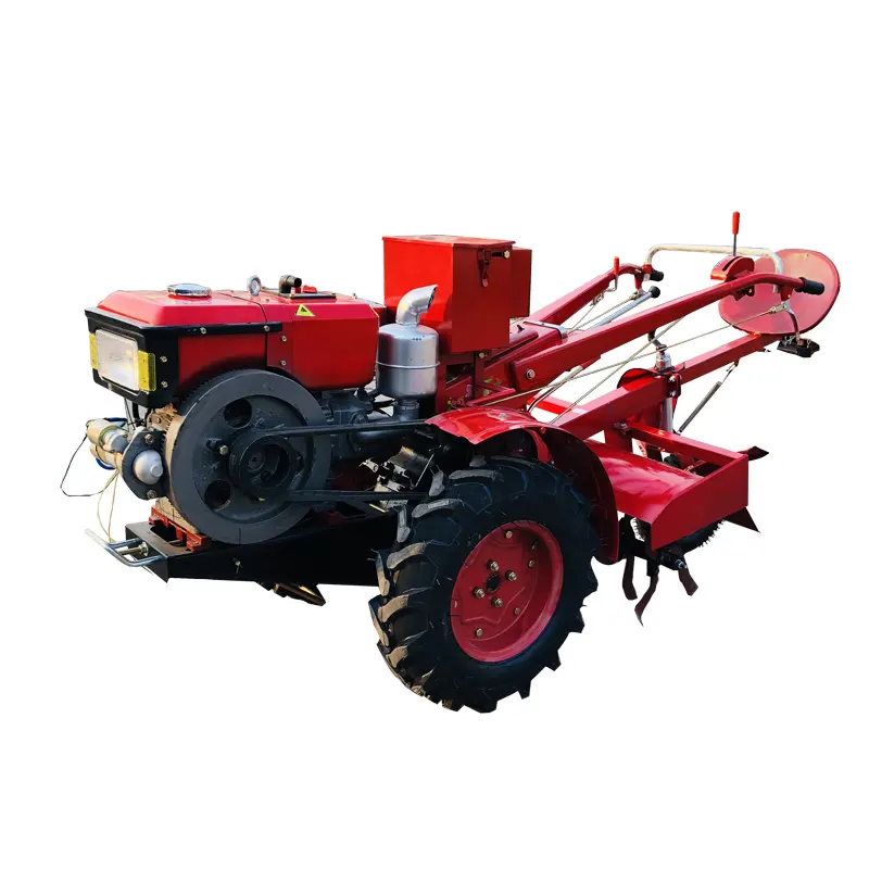 Tarım iki tekerlekli traktör satılık çiftlikler traktör dizel motor tarım için çekilebilir kazıcı traktör kullanılan