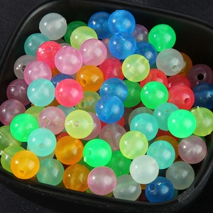 500g/Beutel Nachtleuchtende Acrylperlen für DIY Schmuckherstellung Armband Halskette Schlüsselanhänger Zubehör Handgemachte Materialien - Product Image 2