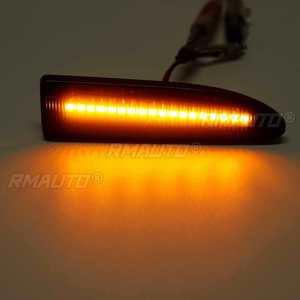 Paire de feux de position latéraux à LED dynamiques, clignotants, répétiteurs latéraux pour JAGUAR X-TYPE 2002-2009 2003 2004 2005 - Product Image 6