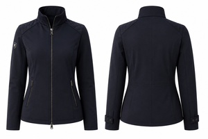 Chaqueta de equitación para mujer, elástica, repelente al agua, ropa de equitación de alto rendimiento, OEM ODM - Product Image 2