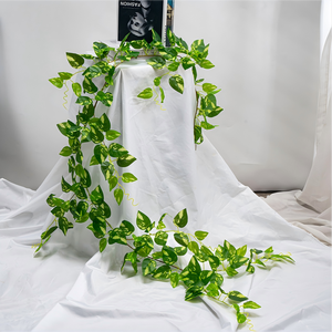 Guirnalda Artificial de PU con Aspecto Realista, 180 cm, Verde, Duradera, Decoración de Pared para Jardín Exterior - Product Image 1