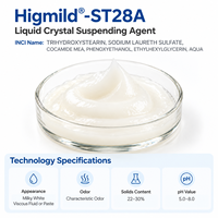 Agent de suspension à base de cristaux liquides, mélange de trihydroxystéarine, stabilisateur de suspension pour shampoing et gel douche, matière première cosmétique