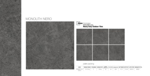 Garden Park 60x60cm Monolith Nero Antideslizante Porcelana resistente Patio al aire libre Sal Pimienta Azulejo Venta caliente - Product Image 6