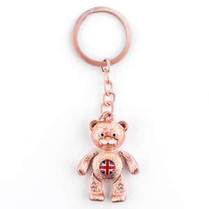 2026 London <span class=keywords><strong>Bear</strong></span> <span class=keywords><strong>Metal</strong></span> Sleutelhanger met Aangepast Logo Modern Design Medium Formaat Magnetische Sticker Stijl Groothandelsprijs - Product Image 6