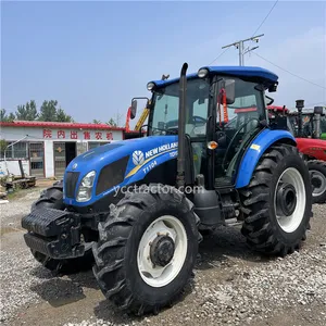 Tractor de segunda mano Hollan SNH multiusos 110hp 4WD, Tractor de granja usado para la venta