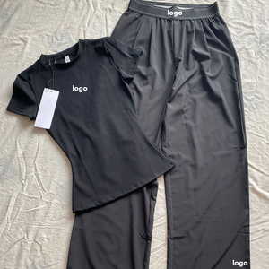Pantaloni Larghi Estivi da Donna AIL Personalizzati di Marca di Lusso, Casual, per Yoga, Traspiranti e Confortevoli - Product Image 3