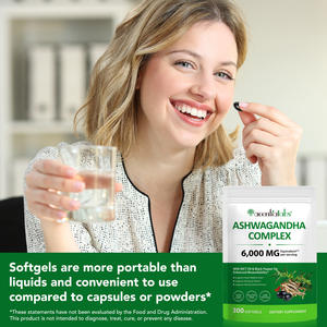 Acentiallabs Organik Aşvaganda Kompleksi Kapsülleri GDO'suz Glutensiz Stres Giderici Enerji Verici Aşvaganda Yumuşak Kapsül Takviyesi - Product Image 4