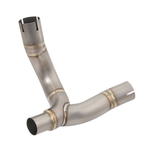 Pour DUCATI <span class=keywords><strong>MONSTER</strong></span> <span class=keywords><strong>950</strong></span> 937 moto échappement en acier inoxydable connecter lien tuyau sans lacet évasion modifié moyen Tube - Product Image 2