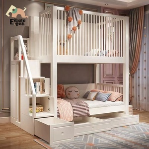 Ensembles de literie modernes en bois meubles lits superposés en bois massif enfants deux couches de <span class=keywords><strong>hauteur</strong></span> de <span class=keywords><strong>lit</strong></span> <span class=keywords><strong>lit</strong></span> ensembles de style personnalisé enfants - Product Image 3