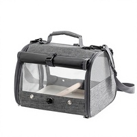 Sac de transport portable pour oiseaux, cage de voyage respirante pour perroquet, sacoche de transport pour animaux de compagnie pour perruche moine, calico, conure solaire
