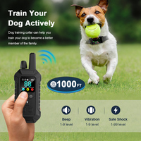 Collar de entrenamiento para perros con sonido 1-9, vibración 1-9 y choque 1-99