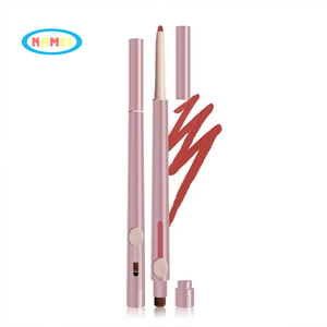 Make Your Logo Duo-Head Lipliner Suave y de larga duración Delineador de labios ultrafino mate impermeable con cepillo - Product Image 3