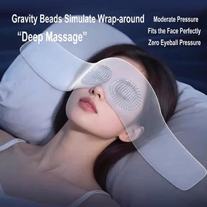 Masque de sommeil en soie Gravity, longueur 72 cm, occultant la lumière, sangle élastique, conception à micro-pression double face, masque pour les yeux - Product Image 4