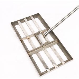 Nivellement de gravier de pelouse Outil de nivellement de sable de terrain de golf Niveleur de terrain de golf en acier inoxydable pour nivellement de cour de golf - Product Image 6