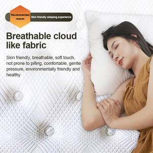 135*190*27CM/135*200*27CM arrotolato materasso traspirante in scatola di lattice Memory Foam ibrido 5 zonato materasso a molle - Product Image 4