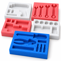 Insert de boîte à outils en mousse EPE découpée sur mesure OEM, plateau de protection pour outils et équipements
