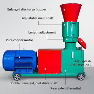 Năng suất cao 200-1000 kg/giờ Mini Thép thức ăn máy cho trang trại sử dụng động vật Mill chăn nuôi thức ăn chế biến viên sản xuất - Product Image 6