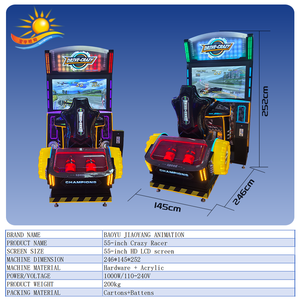 Machine <span class=keywords><strong>de</strong></span> jeu d'arcade <span class=keywords><strong>de</strong></span> course ultra-rapide 55 pouces, écran 4K UHD, <span class=keywords><strong>volant</strong></span> à retour <span class=keywords><strong>de</strong></span> force, siège à mouvement, directement <span class=keywords><strong>de</strong></span> l'usine - Product Image 6