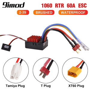 9IMOD 1060 RTR 60A ESC ESC sans balais étanche BEC 6V3A 2/3S LiPo pour 1/10 Axial SCX10 TRX4 TRX6 D90HPI - Product Image 2