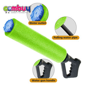 Saída ajustável puxar longo alcance algodão spray brinquedo água canhão arma - Product Image 4