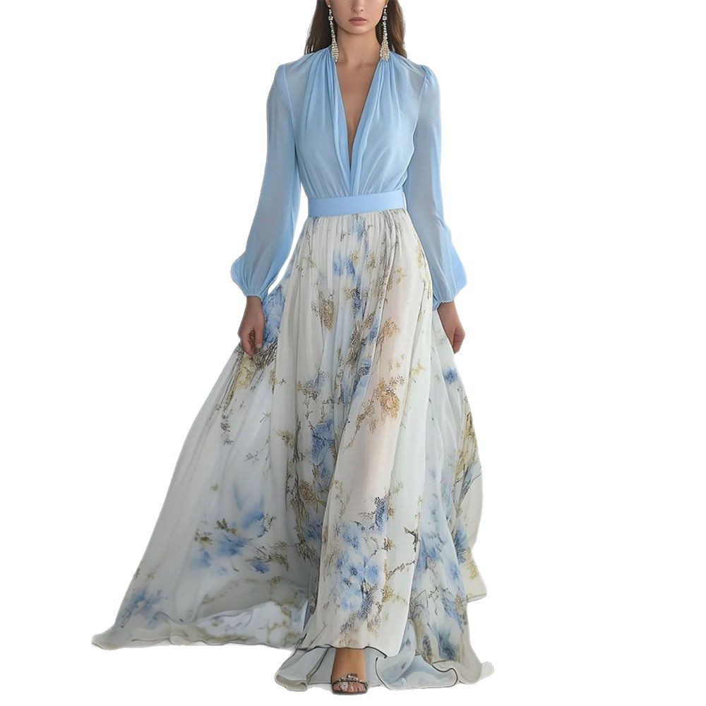 Low Price Bohemia Long Sleeve Maxi Dress Casual & Versatile | Alibaba.com